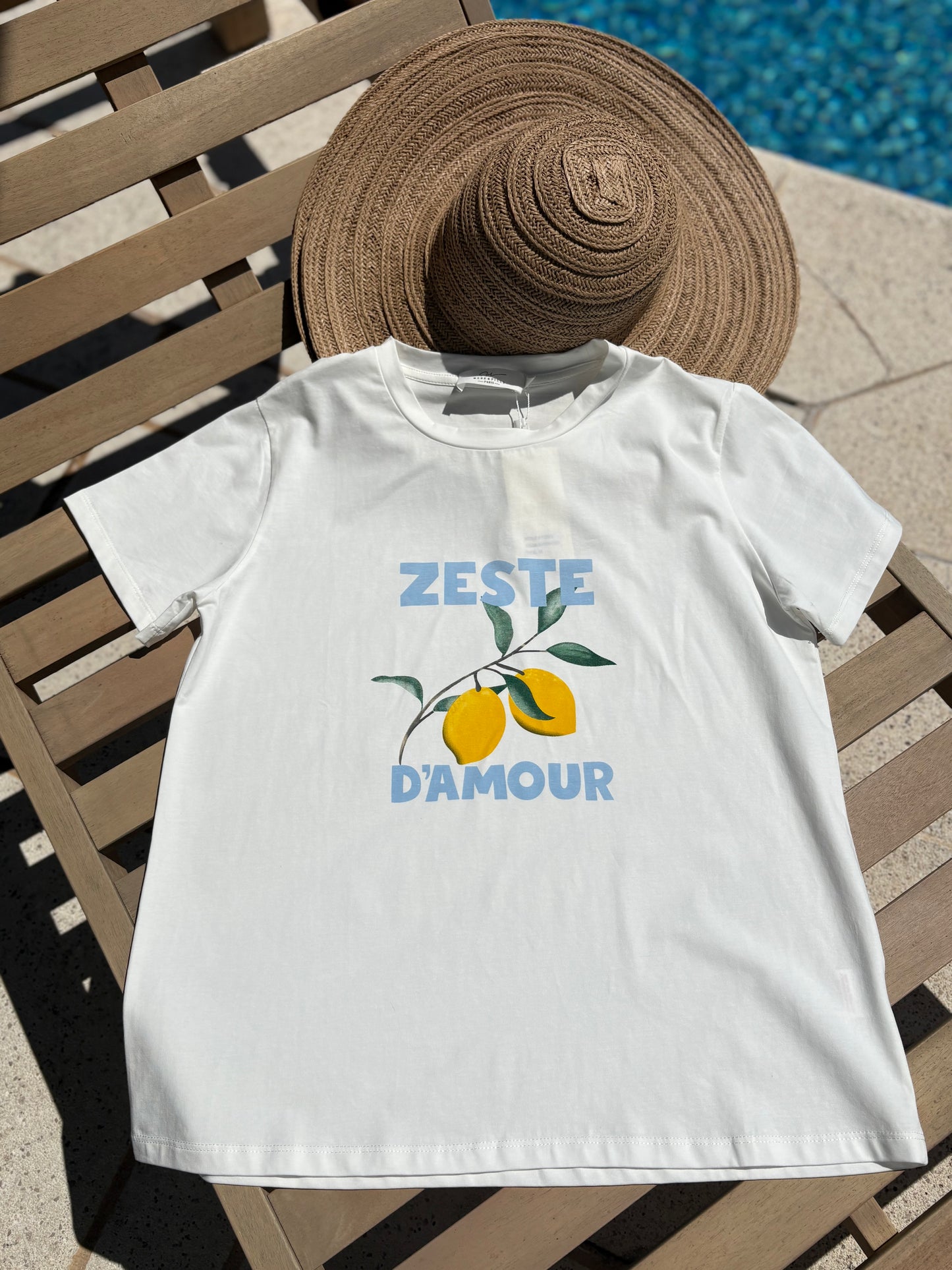 Tee Shirt Femme Citron "Zeste d'Amour"