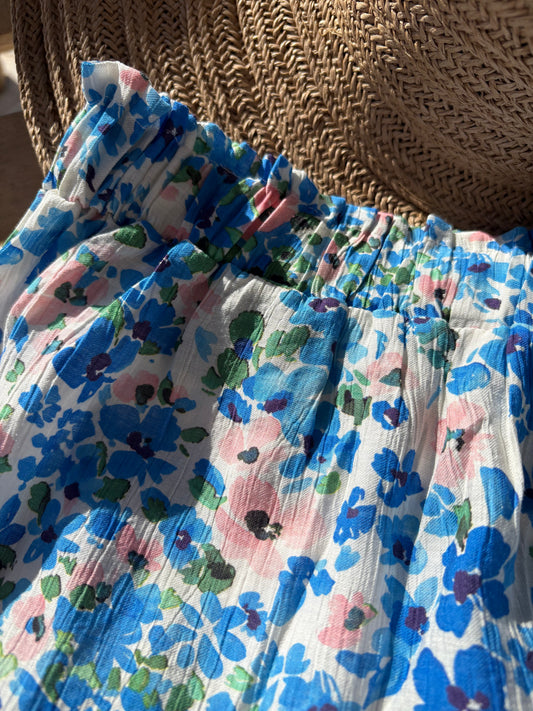 Jupe longue Fille Fleurie