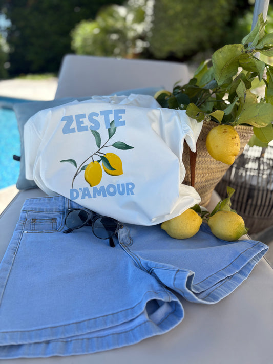 Tee Shirt Femme Citron "Zeste d'Amour"