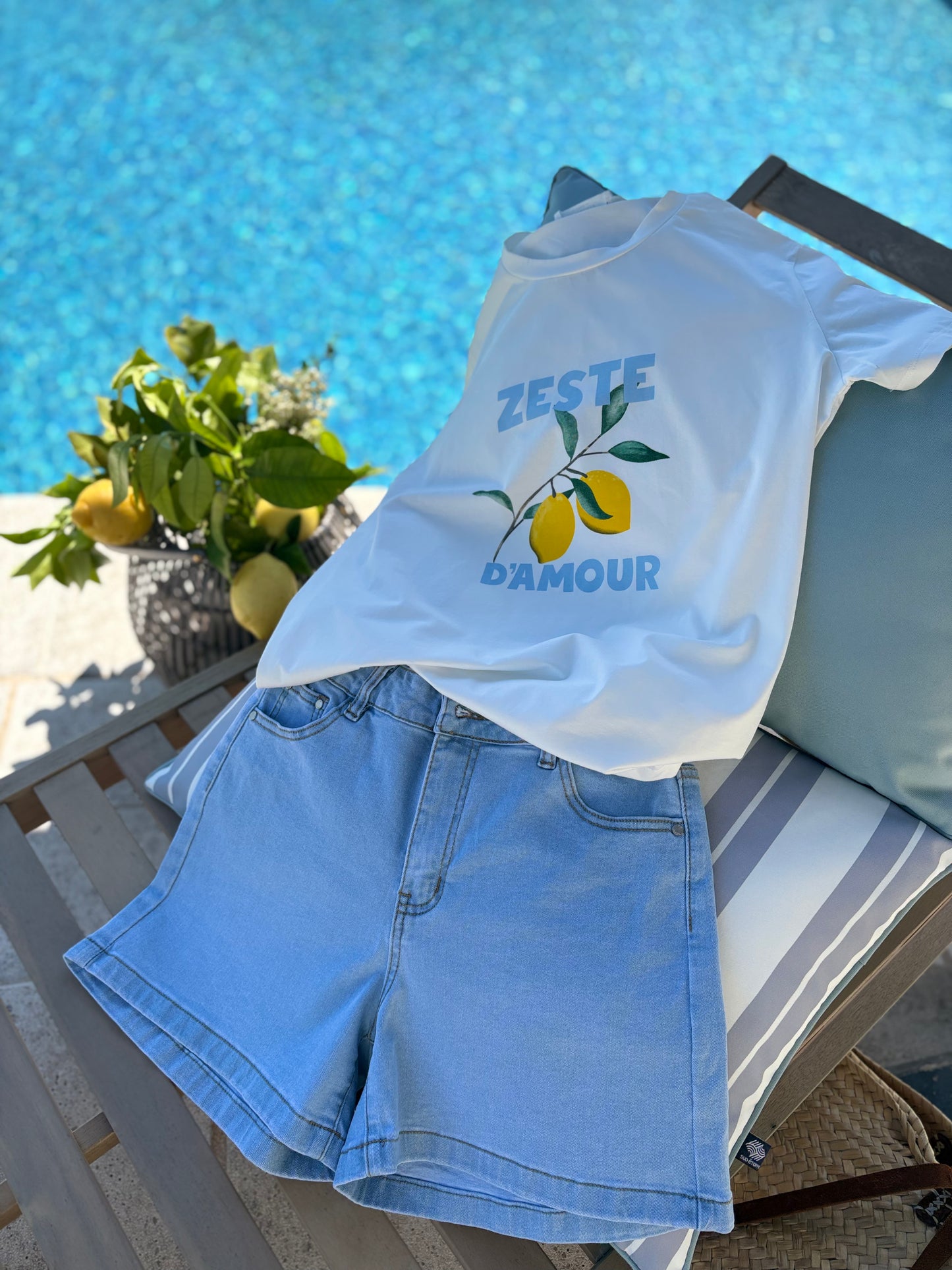 Short Femme Jean clair