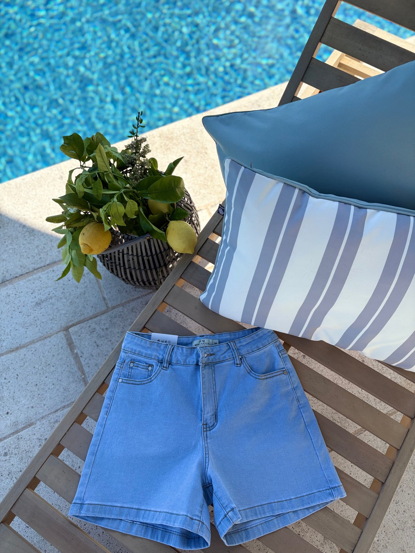 Short Femme Jean clair