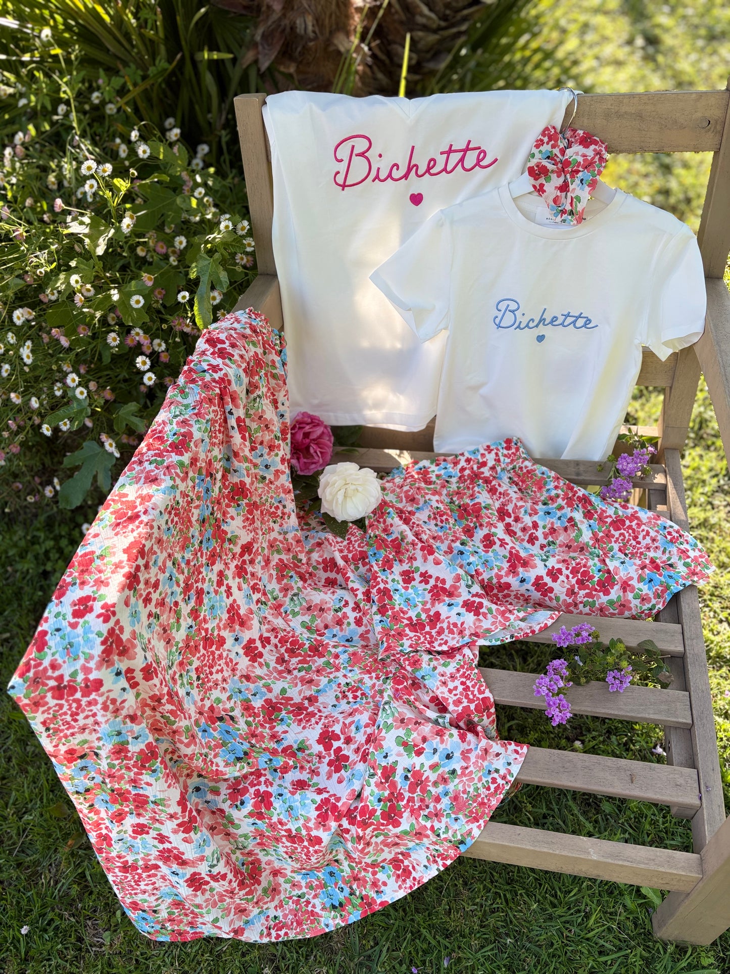 Jupe longue Femme fleurie