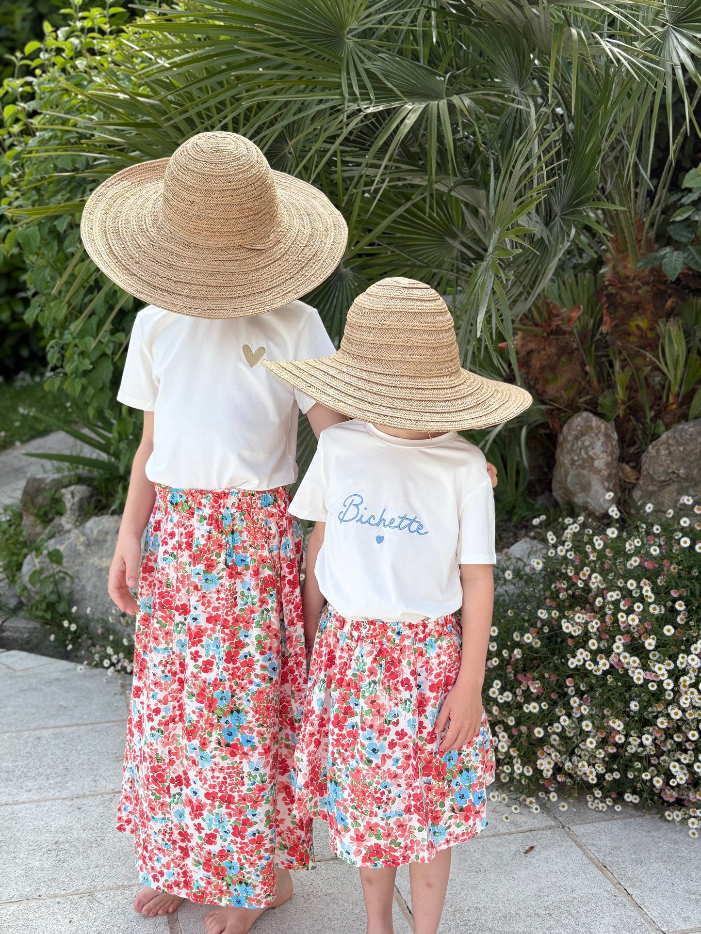 Jupe longue Fille Fleurie