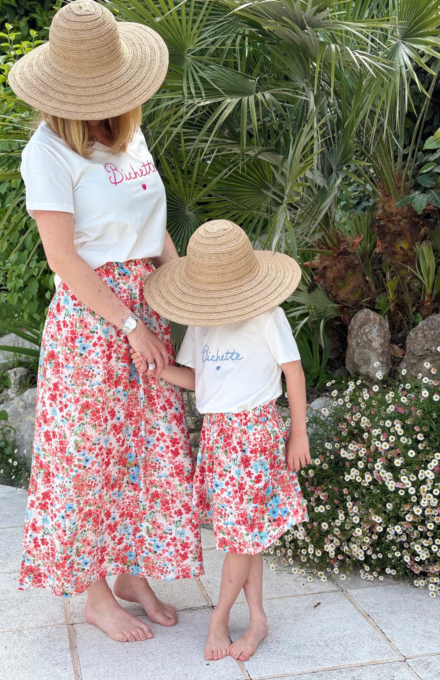 Tee Shirt Femme "Bichette" Rose Fuschia