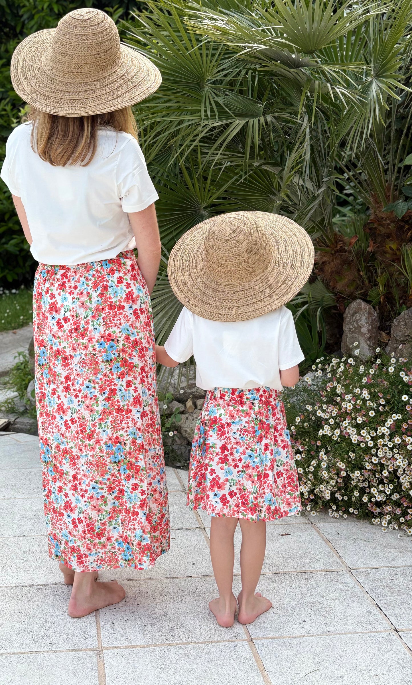 Jupe longue Femme fleurie