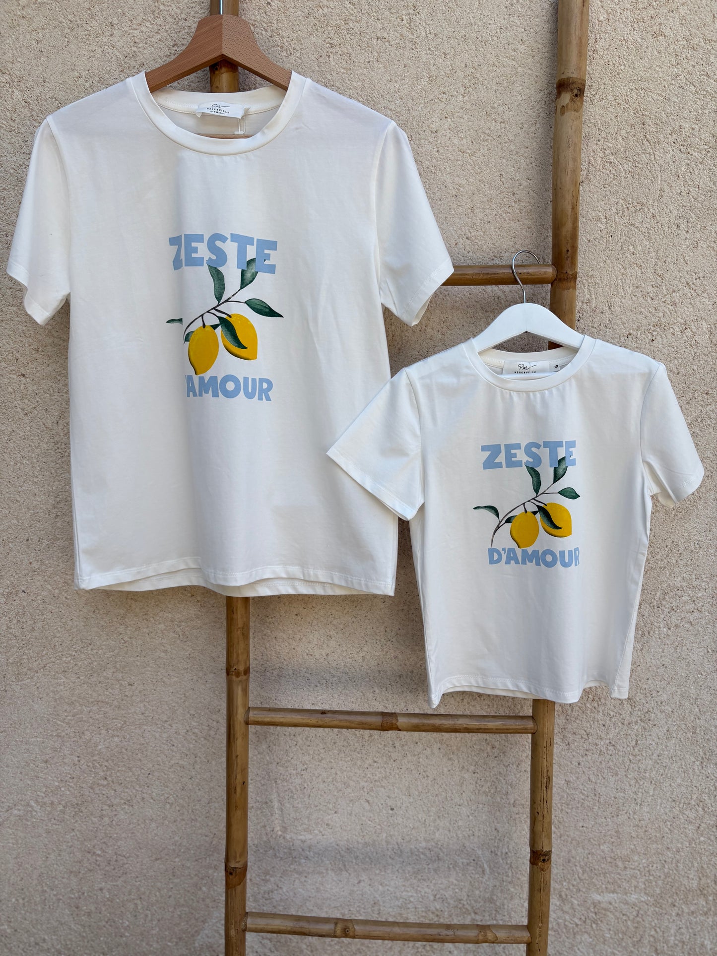 Tee Shirt Fille Citron "Zeste d'Amour"