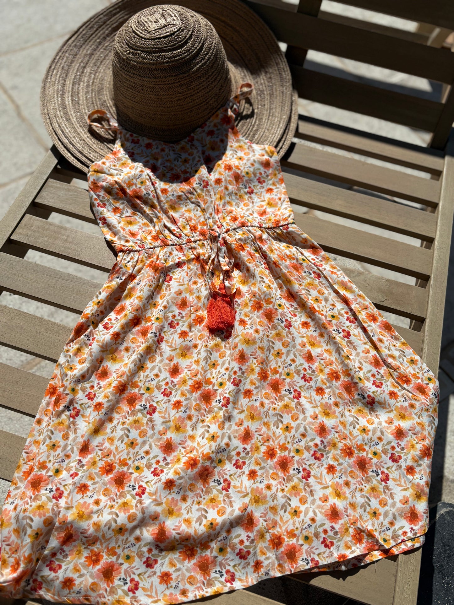 Robe Fille Courte florale