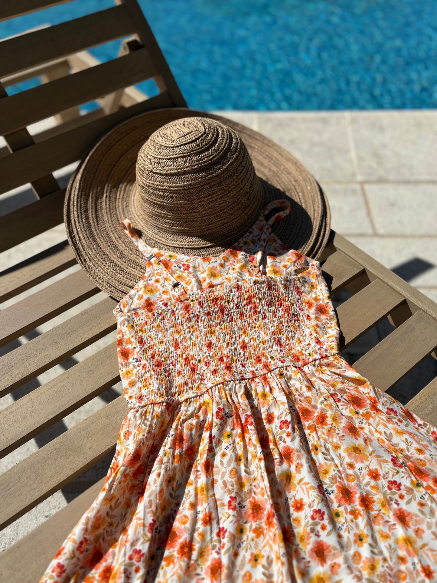 Robe Fille Courte florale