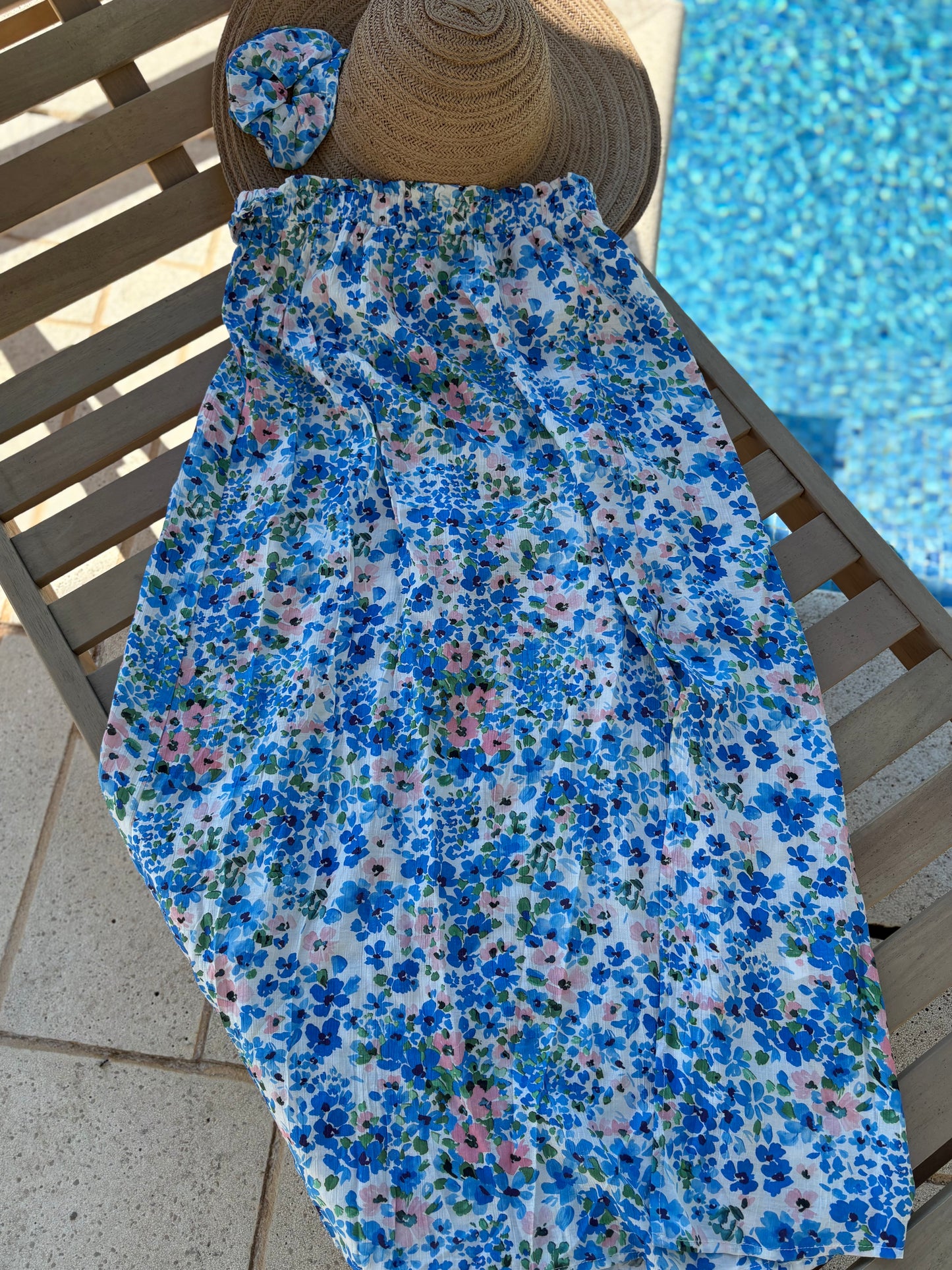 Jupe longue Femme fleurie