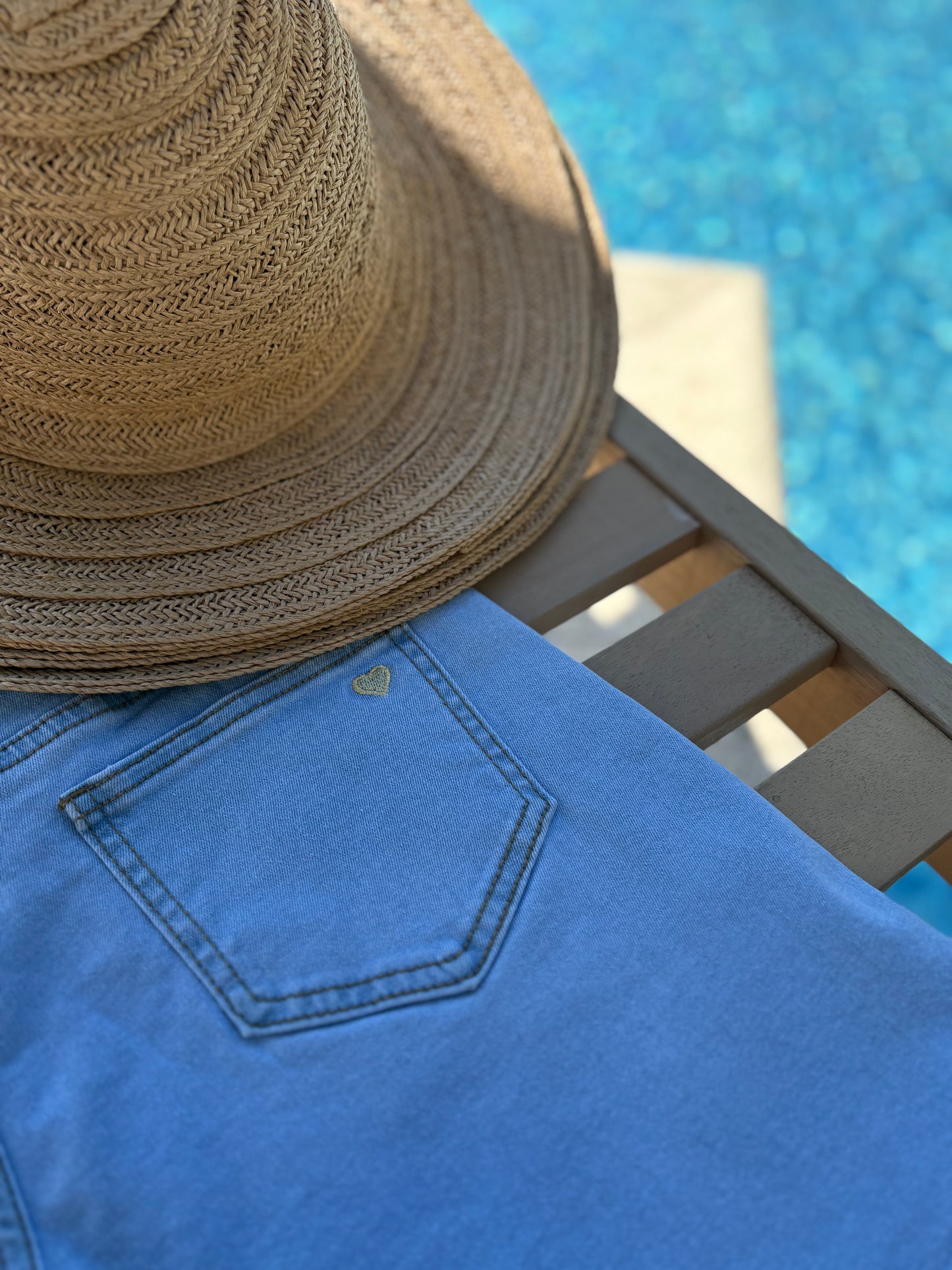 Short Fille Jean clair