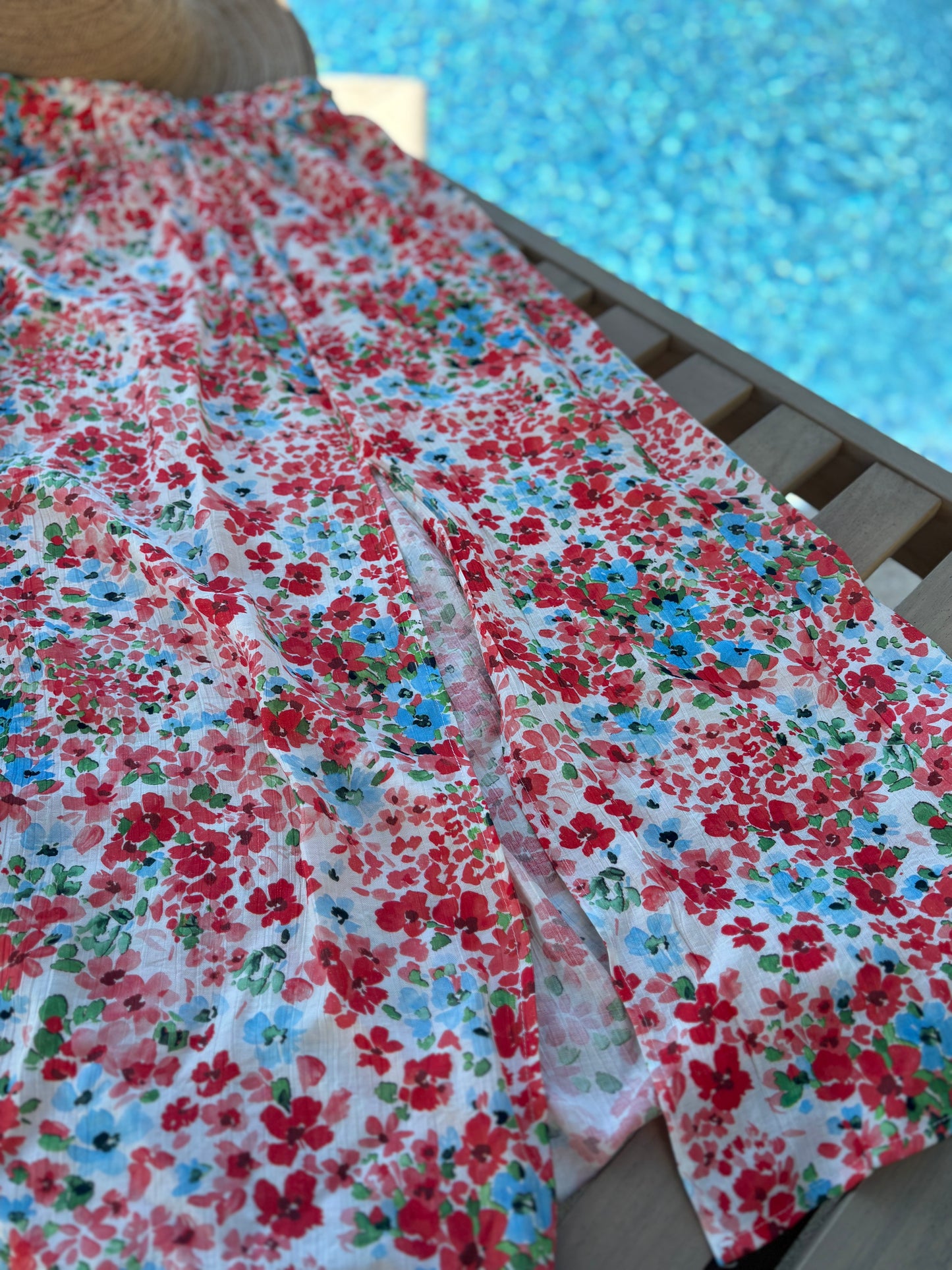 Jupe longue Femme fleurie