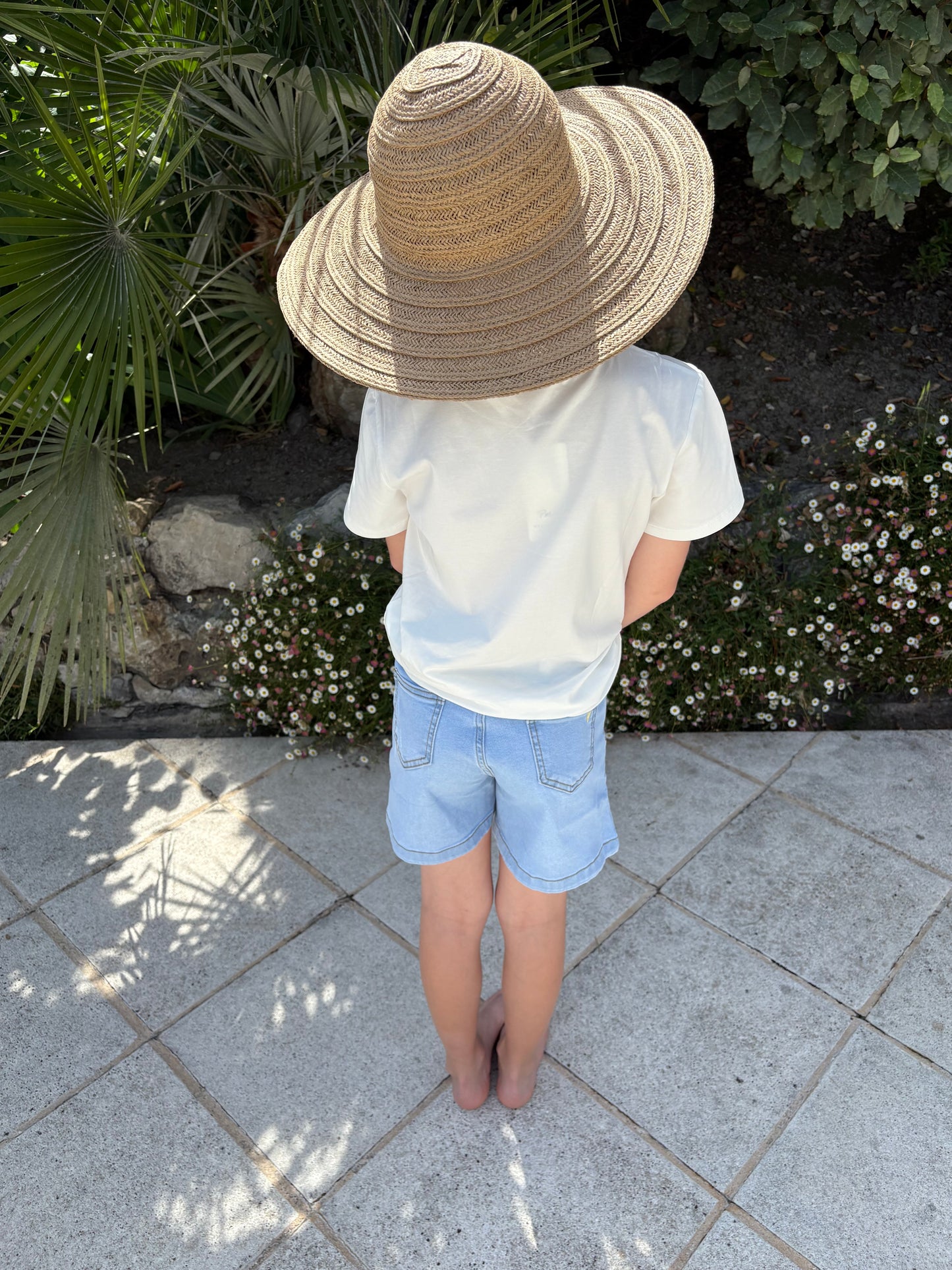 Short Fille Jean clair