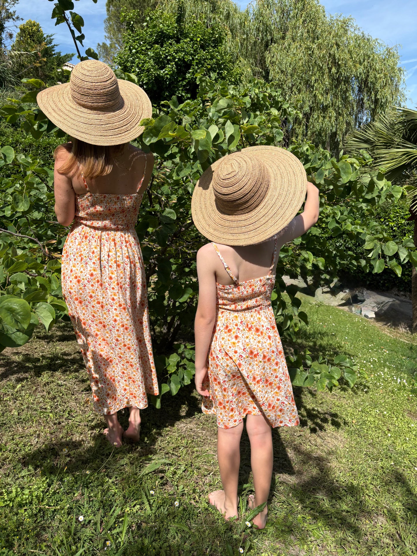 Robe Fille Courte florale