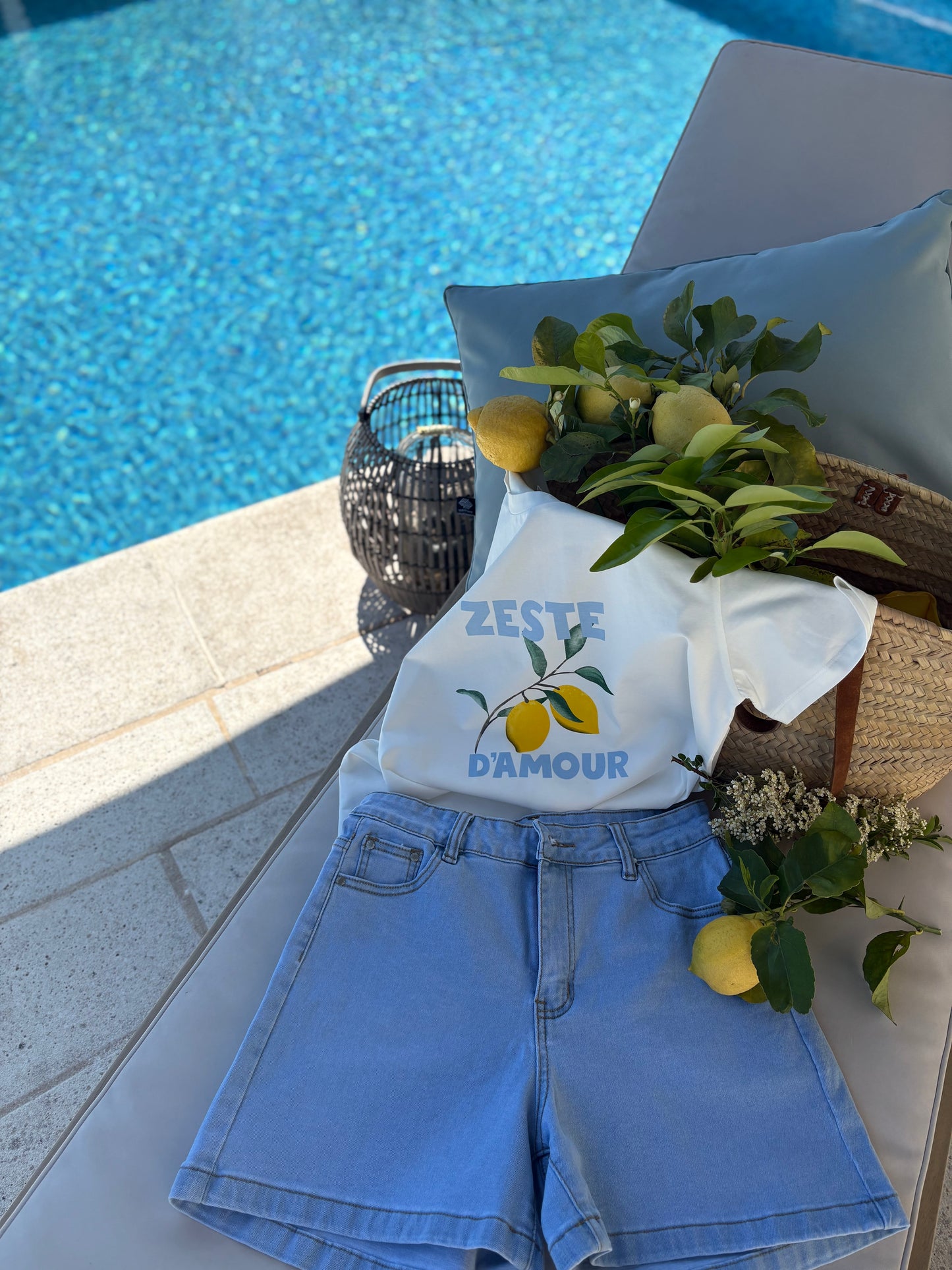 Short Femme Jean clair