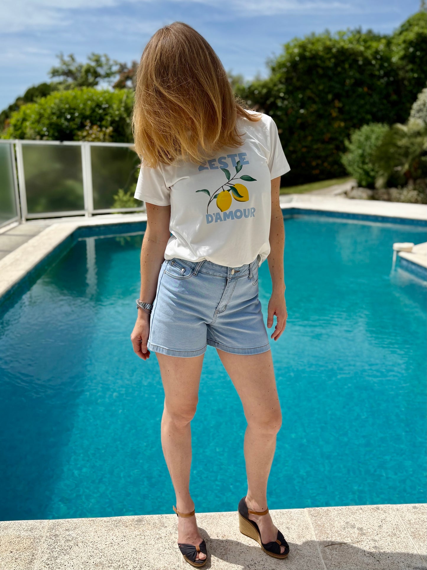 Short Femme Jean clair